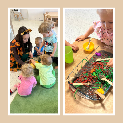 Dzieci podczas zajęć